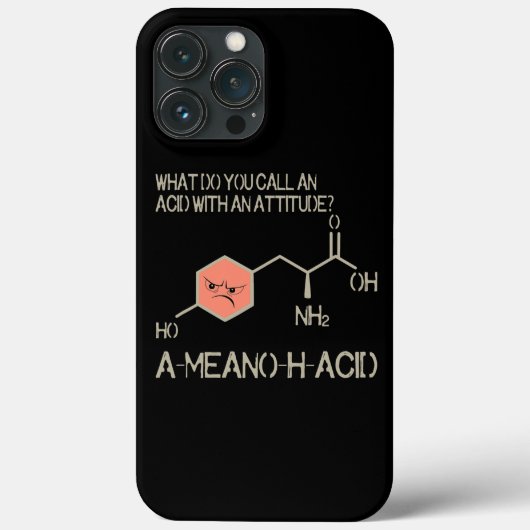 Aminosäure für Frauen Spaß Nerdy Chemistry Case-Mate iPhone Hülle (Rückseite)