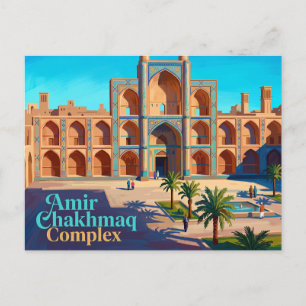 Amir Chakhmaq Komplex Iran Postkarte