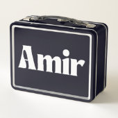 Amir Metall Brotdose (Rückseite)