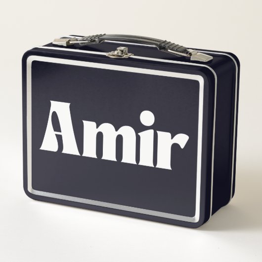 Amir Metall Brotdose (Vorderseite)