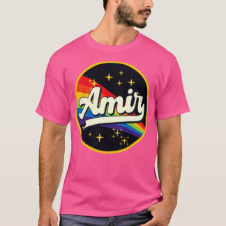 Amir Rainbow im Vintagen Weltraumstil T-Shirt