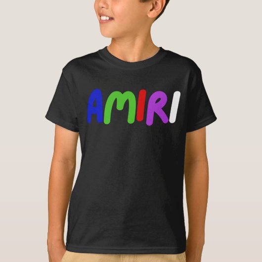 Amiri nennen Dinge Geschenk für Kinder T-Shirt (Vorderseite)