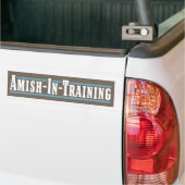 Amisch-In-Training Autoaufkleber (Auf Lkw)