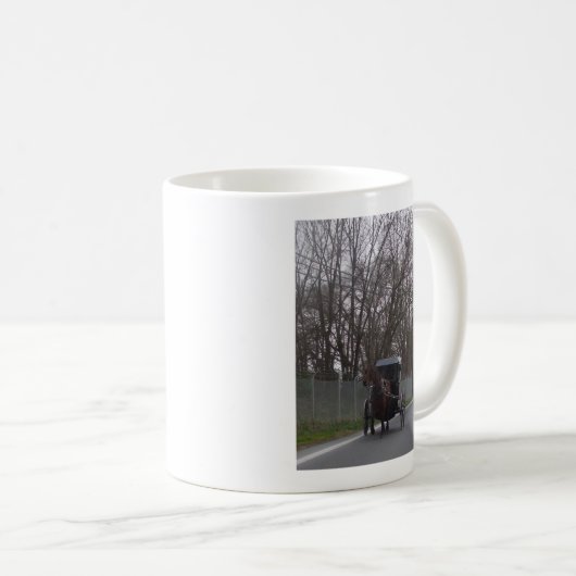 Amische Buggy Kaffeetasse (VorderseiteRechts)