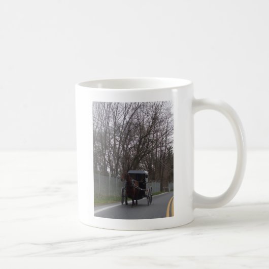 Amische Buggy Kaffeetasse (Rechts)