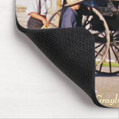 Amische Laden-Buggy Mousepad (Ecke)