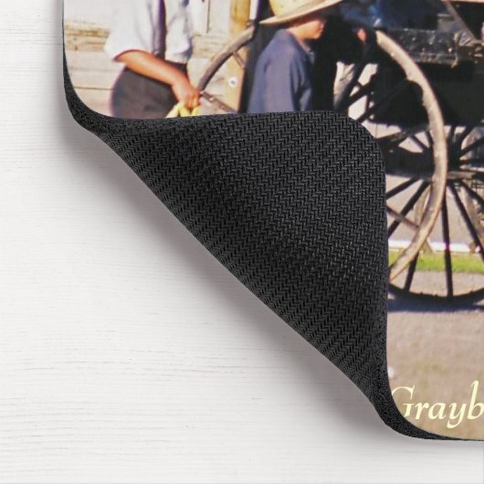 Amische Laden-Buggy Mousepad (Ecke)