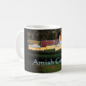 Amische Land-Scheunen-Tasse Kaffeetasse (Vorderseite Links)