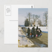 Amische Schultag-Postkarte Postkarte (Vorne/Hinten)