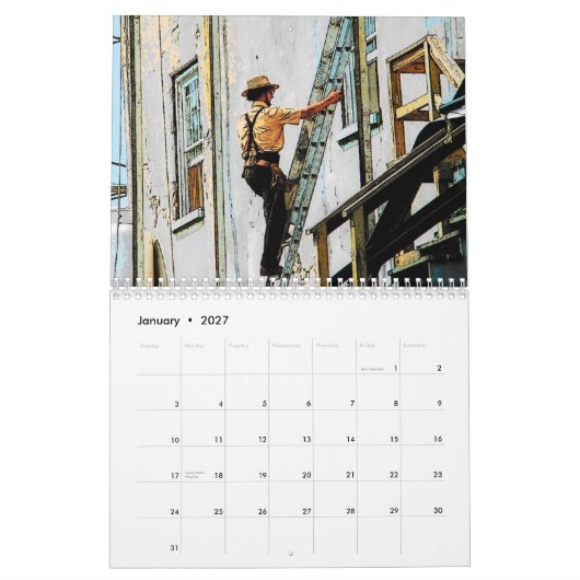 Amischer Kalender des Land-2011 (Jan 2027)