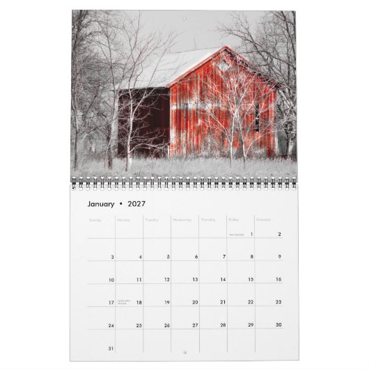 AMISCHER LAND Kalender (Jan 2027)