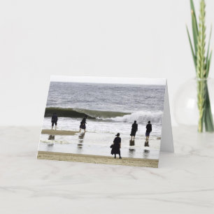 Amischer Strand-Tag Karte