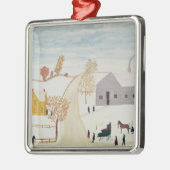 Amisches Dorf Ornament Aus Metall (Links)