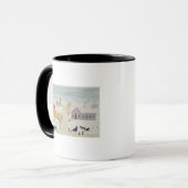Amisches Dorf Tasse (Vorderseite Links)