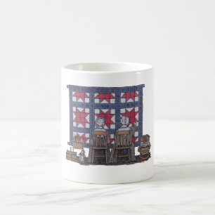 Amisches Frauen-Steppen Kaffeetasse