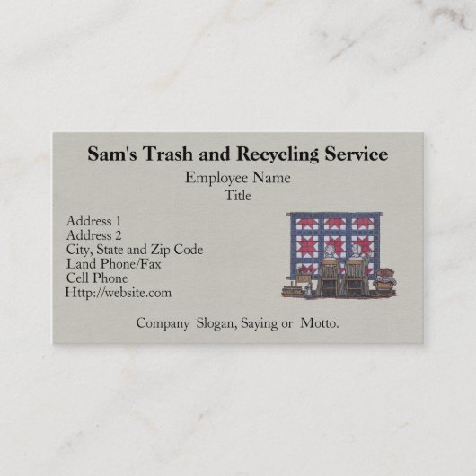 Amisches Frauen-Steppen Visitenkarte (Vorderseite)