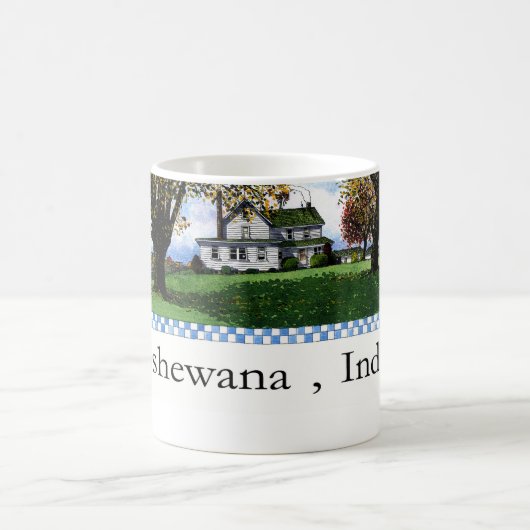 Amisches Haus Shipshewana Indiana Kaffeetasse (Mittel)