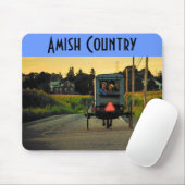 Amisches Land (Straße) Mousepad (Mit Mouse)