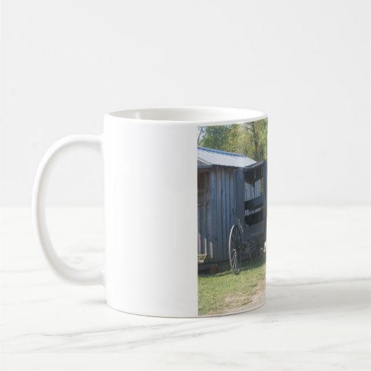 Amisches Pferd Kaffeetasse (Links)