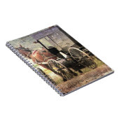 Amisches Pferd und Buggy Notizblock (Rechte Seite)