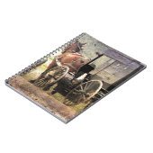 Amisches Pferd und Buggy Notizblock (Linke Seite)