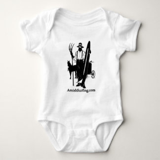 Amisches Surfen und Ski fahren Baby Strampler