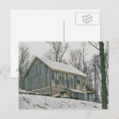 Amish Barn-Postcard Postkarte (Vorne/Hinten)