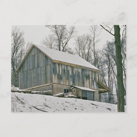 Amish Barn-Postcard Postkarte (Vorderseite)