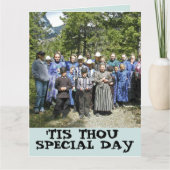 AMISH BIRTHDAY FUNNY SPASS GREETING CARD KARTE (Vorderseite)