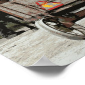 Amish Boy Waves Poster (Ecke)