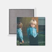 Amish Boys Lancaster Landkreis PA Magnet (Vorderseite/Rückseite)