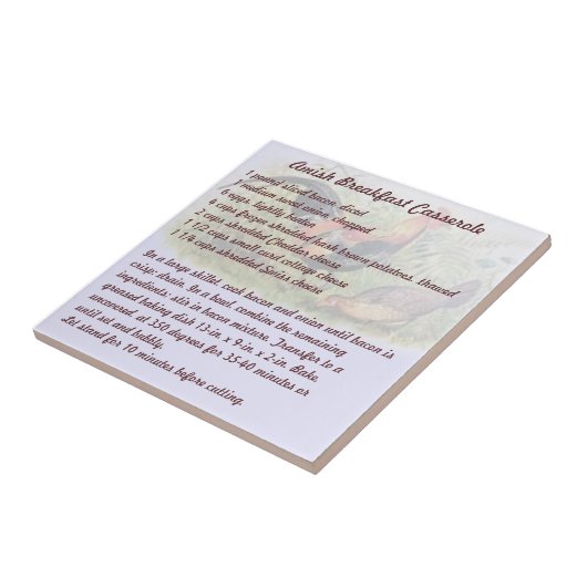 Amish Breakfast Casserole Fliese (Seite)