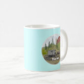 Amish-Buggy-Besuch-Becher Kaffeetasse (VorderseiteRechts)