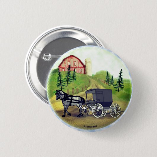 Amish-Buggy Button (Vorne & Hinten)
