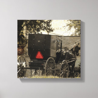 Amish Buggy Leinwanddruck