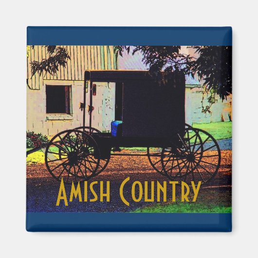 Amish Buggy Magnet (Vorne)