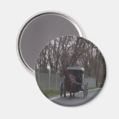 Amish Buggy Magnet (Vorderseite/Rückseite)