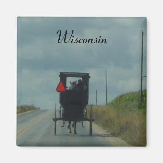 Amish Buggy Magnet (Vorne)