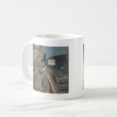 Amish Buggy Pferd Kaffeetasse (Vorderseite Links)