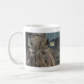 Amish Buggy Pferd Kaffeetasse (Links)