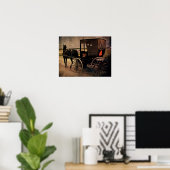 Amish Buggy Poster (Heimbüro)