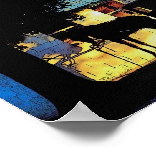 Amish Buggy Poster (Ecke)