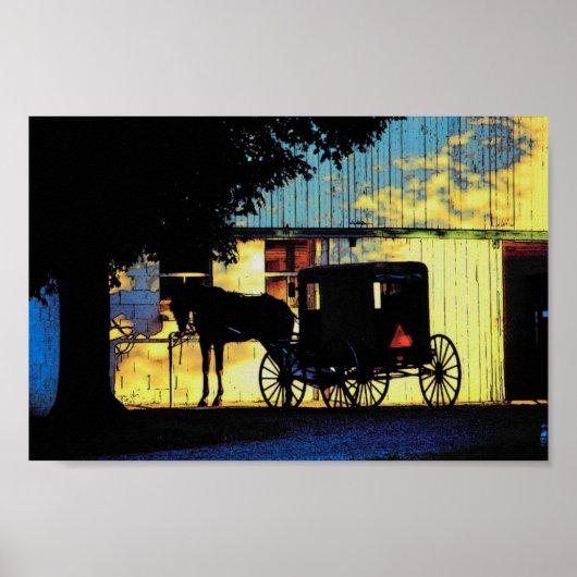 Amish Buggy Poster (Vorne)