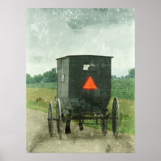 Amish Buggy Poster (Vorne)
