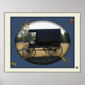 Amish Buggy Poster (Vorne)