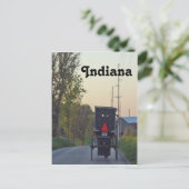 Amish Buggy Postkarte (Stehend Vorderseite)