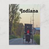 Amish Buggy Postkarte (Vorderseite)