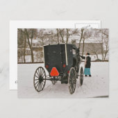 Amish Buggy-Postkarte Postkarte (Vorne/Hinten)