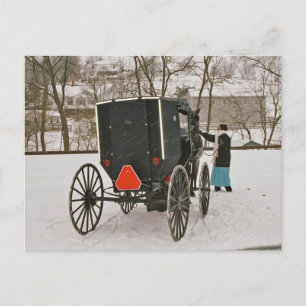 Amish Buggy-Postkarte Postkarte