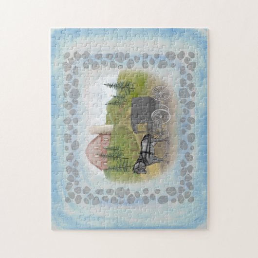 Amish-Buggy Puzzle (Vertikal)